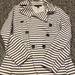 Jcrew Nautical Maritime stripped knit blazer